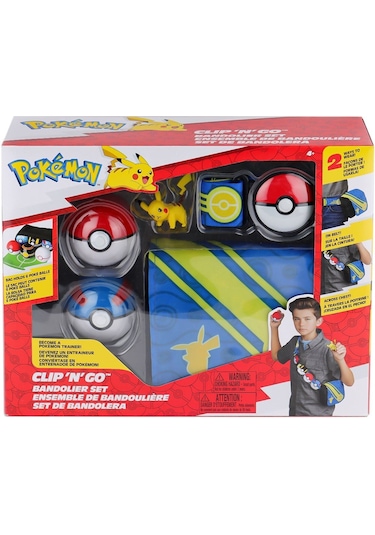 Pok Pkw3649 Pokemon Clip N Go Bandolier Büyük Set