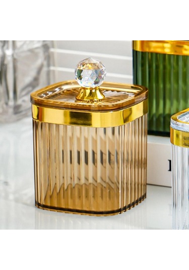 Kahverengi Hava Geçirmez Saklama Kavanozu Kahve Fındık Kapaklı Teneke Kutu Kiler Organizasyonu Yiyecek