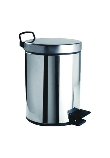 Creavit Pedallı Çöp Kovası 12 Lt Krom St16612 Krom
