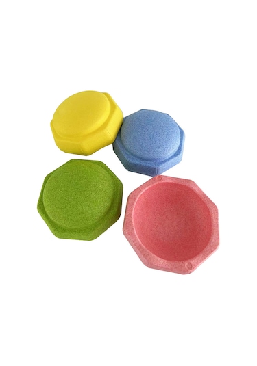 Geeksen Çocukların Denge Ve Koordinasyon Becerilerini Geliştiren Renkli Epp Basamak Taşı Pembe