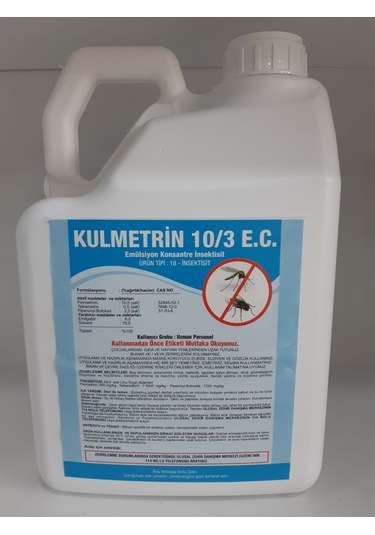 Kulsan Kulmetrin 10/3 Ec Kokulu Haşere Öldürücü 5 L