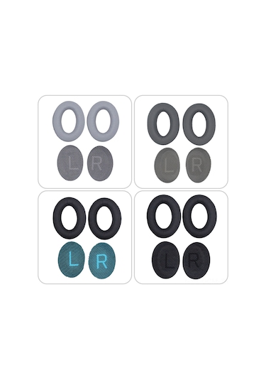 Qingmipy Bose Qc25/qc15/qc35 Uyumlu Protein Deri Hafıza Köpük Kulaklık Örtüsü - Koyu Gri Yedek Parça Koyu Gri