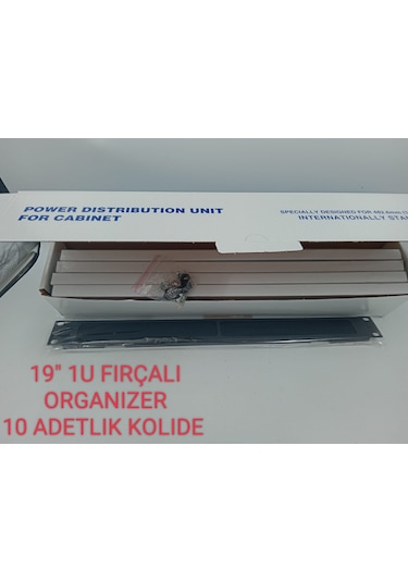 19'' 1U FIRÇALI ORGANİZER(10 ADET)