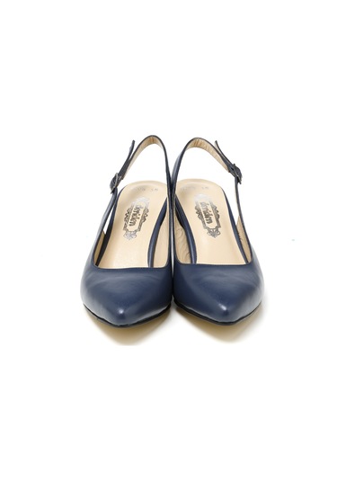 Sandalet Kadın Rc-4008 Deriden Lacivert Lacivert