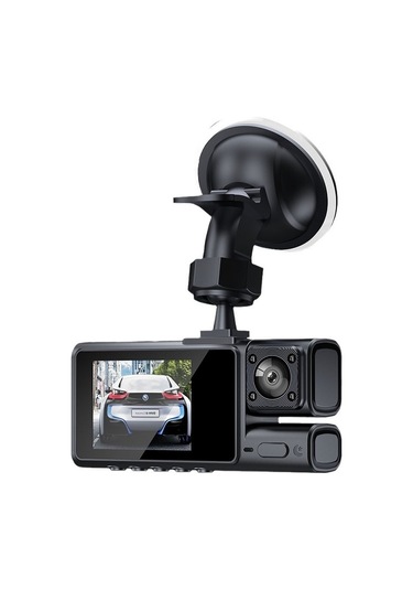 3 Lensli Hd 1080p Kızılötesi Gece Görüşlü Wıfı Cep Telefonu Sürüş Kayıt Cihazı