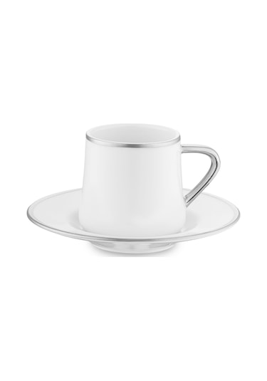 Jumbo Valetta Platin 12 Parça 6 Kişilik Fincan Takımı Platin