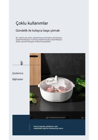 Jian Fan Mutfağı Ev Buzçözücüöz Geçti Geçmez Ev Taze Buz Koruma Beyaz