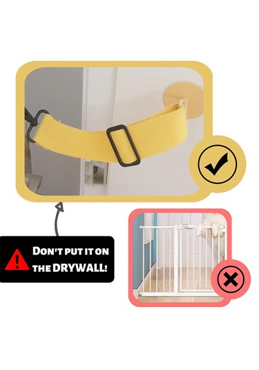 Homyl Ayarlanabilir Kapı Askısı Köpeği Çöp Sarı