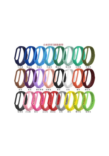 Xiaomi Mi Band 6 Uyumlu Klasik Prl Kordon No12