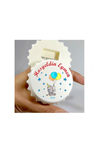 Baskiistiyorumm Hoşgeldin Bebek Açacak Magnet Açacaklı Kapak Şeklinde Magnet (387478911)