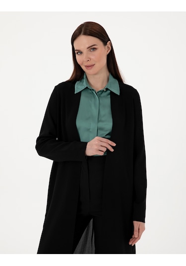 Pierre Cardin Kadın Siyah Hırka Triko 50306965-vr046 Siyah