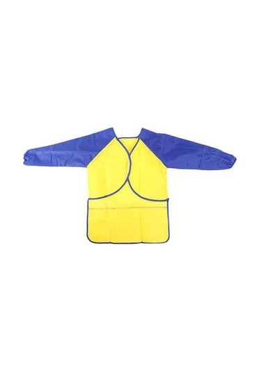 Ulzyvf Ve Su Sarı Önlük Önlük Mavi Küçük Geniş Geçirmez Çocuklar Çocuklar Çocuk Cepli 3 Xv Mavi - Sarı