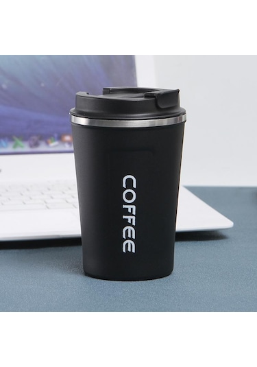 Mavi 304 Paslanmaz Çelik Vakum Bardak Açık Eğlence Su Bardağı Basit Çay Bardağı Araba Ofis Kahve Fincanı 301-400ml