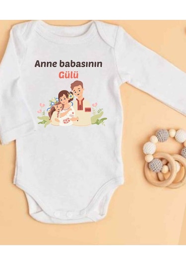 Lupi İsimli Zıbın Yazılı Bebek Zıbın Kum-açık Mor Beyaz