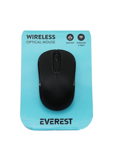 Everest Sm-804 Wireless - Kablosuz 1600dpı Usb Optical Mouse Vakum Ambalaj 5399