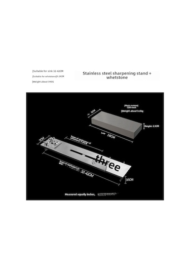 Wezone Stainless Steel Sıvı Lavabo Uygulamalı, Genişletilebilir Ayarları, Kayma Önleyici, Keskinleştirme Taşıyla Sabit Açı Bıçak Sökmecesi