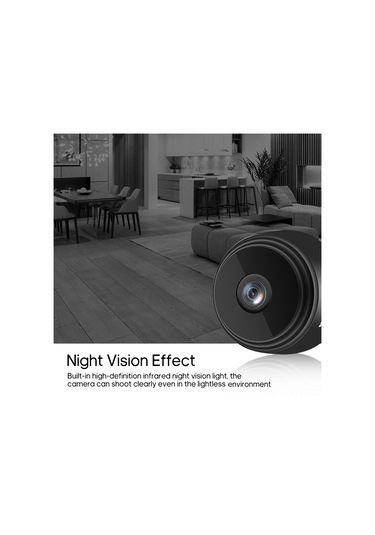 Youmex 1080p Hd Mini Wifi Kameralı Ev/ofis İzleme Cihazı - Akıllı Telefon Uzakdan Kontrol, Gerçek Zamanlı Gösterim, Kablosuz Kurulum