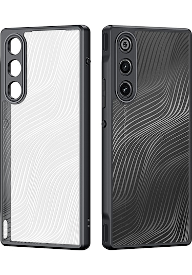 Zte Nubia Redmagic 10 Hava Dux Ducıs Aimo Serisi Tpu Pc Buzlu Hissediyorum Telefon Kılıfı Siyah Siyah