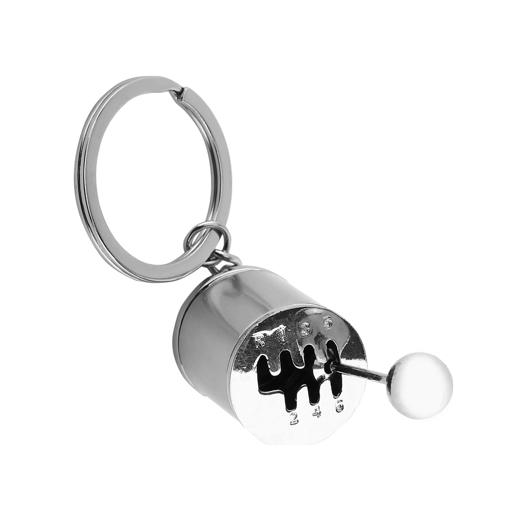 Wezone Metal Vites Değiştirici Anahtar Zinciri - 6 Vites Ve Geri Vites, Kucuk Ve Hafif, Araba Severlere Özel Hediyelik Alet