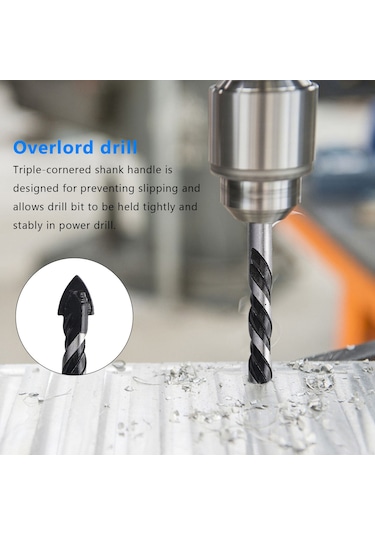 Sointeresting Adet Tungsten Karbür Uçlu Duvar Matkabı Seti Porselen Seramik Karo Beton Tuğla 3, 4, 5, 6, 8, 10, 12mm