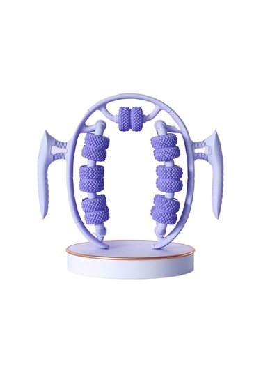 Soulader Köpük Silindir Yoga Ekipmanı Esneme Masaj Çubuğu Spor Aleti Fitness Roller Mor