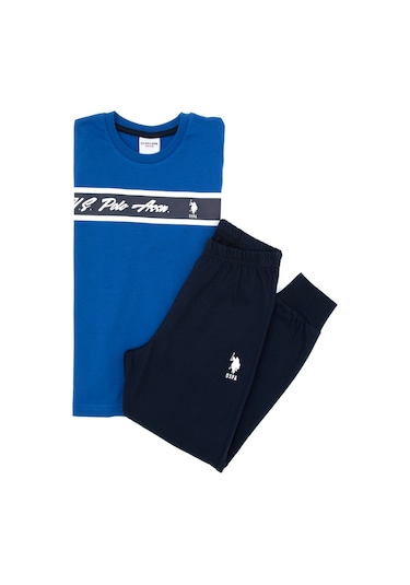 U.s. Polo Assn. Erkek Çocuk Kobalt Pijama Takım 50318568-vr077 Kobalt