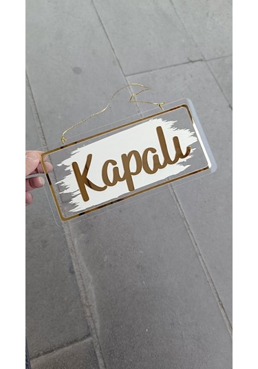 Açık Kapalı Yazısı Açık Kapalı Tabelası Mağaza Kapı Yönlendirme Levhası Pleksi
