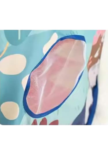 Dinozor Temalı Çocuk Oyun Çadırı Katlanabilir Ve Taşınabilir-1430 Açık Mavi