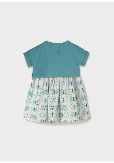 Mayoral 1918 Kız Çocuk Yeşil 2 Li Elbise Yeşil