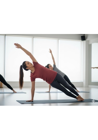 Ahmetkoccollection Kadın Spor Tişörtü Kırmızı Kırmızı