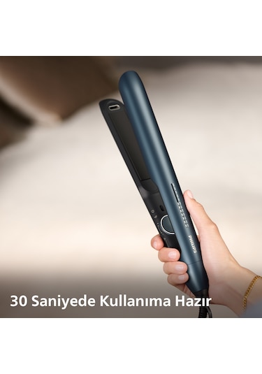 Philips Saç Düzleştirici BHS732/00, Bukle Özelliği, Argan Yağı Katkılı, UV Koruması