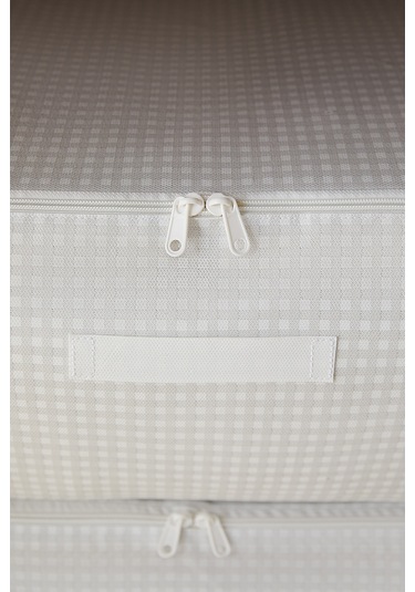 Home Wave 4'lü Mega Boy Gri Pötikare Baza Altı Hurç Set 74 x 46 x 22 cm