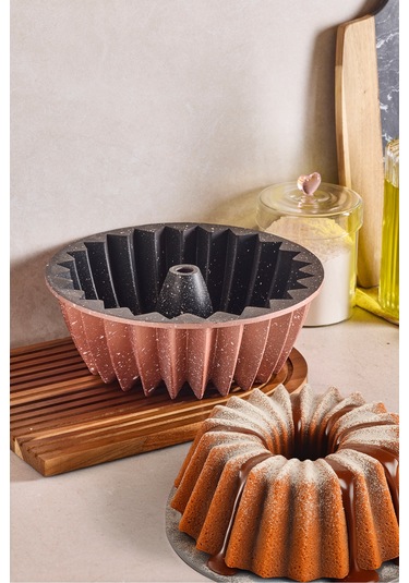 Cake Pro Döküm Yıldız Rose Kek Kalıbı Rose