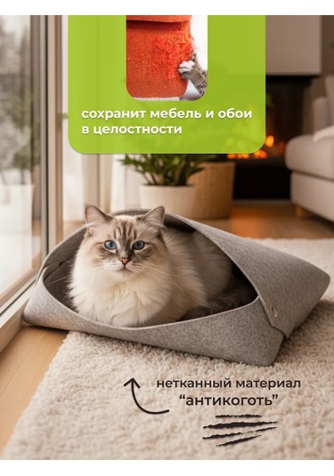 Eva Pets Yatağı Olan Kedi Ve Köpek İçin Ev 188538064