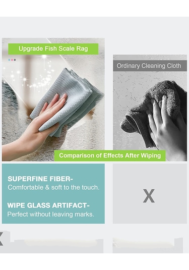 Xiyyadms Mikrofiber Yıkama Bezi, Cam Ve Araç Temizliği İçin Su Emici, 40x30 Cm, 5 Adet Paket - Rastgele Renk Diğer