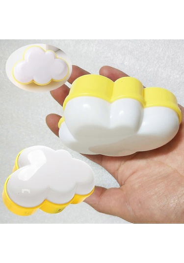 Çocuklar Ve Yetişkinler İçin Sensörlü Led Gece Lambası, Sevimli R Çok Renkli