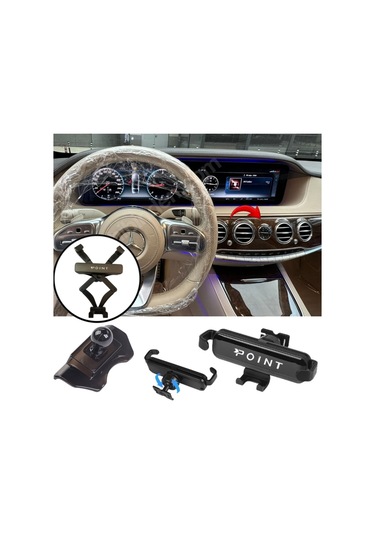 Mercedes S Araca Özel Cep Telefon Tutacağı Robotik Oynar Başlıklı 2013-2019 Arası Profesyonel Ürün