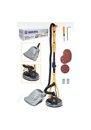 Mur-Cell MJ-700C-13FT Elektrikli Duvar Taşlama Makinesi Sarı