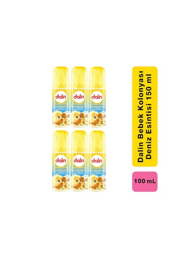 Dalin Bebek Kolonyası Deniz Esintisi 100 Ml 6 Adet