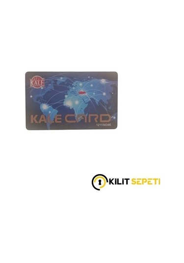 Kale Card Kartlı Kilit Lüks Seri Vip Kartı-655 Siyah-Diğer