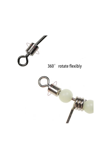 MSO Olta Balıkçılık Paslanmaz Çelik Fosforlu T Fırdöndü (Mod-A)