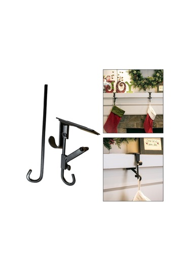 Suntek Yılbaşı Çorabı Askısı Metal Dekoru Şömine Şöminesi Tatili 22x4,5x6,3 Cm