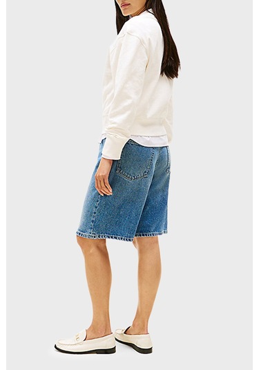 Tommy Hilfiger Bayan Sweat Ww0ww47159 Ya8 Beyaz Beyaz