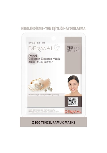 Dermal İnci Özlü Aydınlatıcı Kolajen Maskesi 23 G