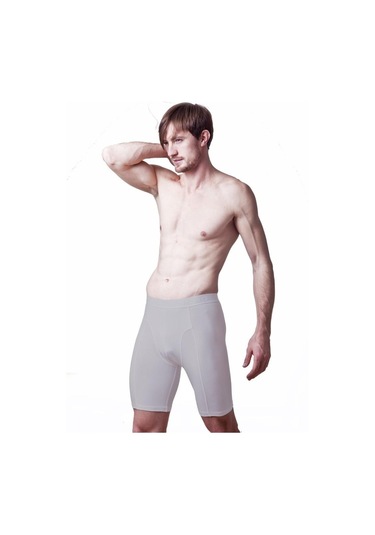 3 Adet Dono Erkek Likralı Uzun Boxer 1150 Gri