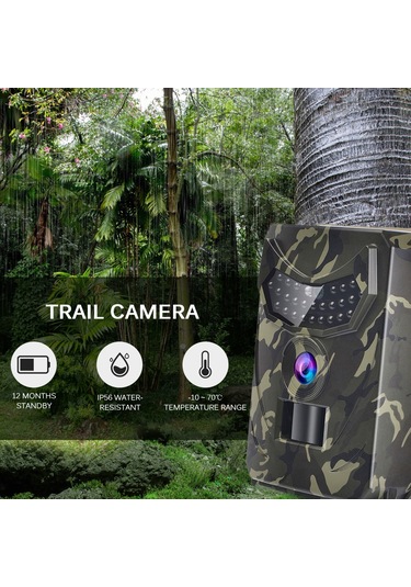 Lemestar 12mp 1080p Outdoor Gölge Kamera - 26 Adet Ir Led, 110 Algılama Açı, 1 Saniye Tetik Hızı, Ip56 Su Geçirmez, Vahşi Hayat Gözlem Ve Güvenlik İçin Çok Renkli