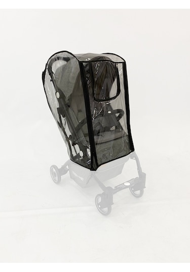 Tommybaby Lüx Fermuarlı Kabin Bebek Arabası Yağmurluğu Şeffaf