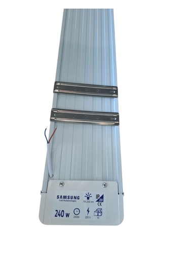 10 Adet Samsung Led Yüksek Tavan Armatürü 240 Watt 6 Sıra Led Bant Armatür Kristal Beyaz