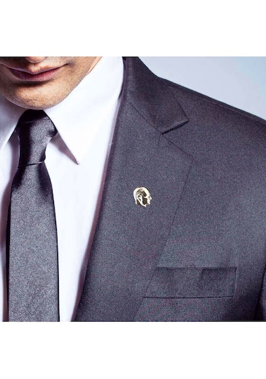 Atatürk Büstü Yaka Rozeti 5'li