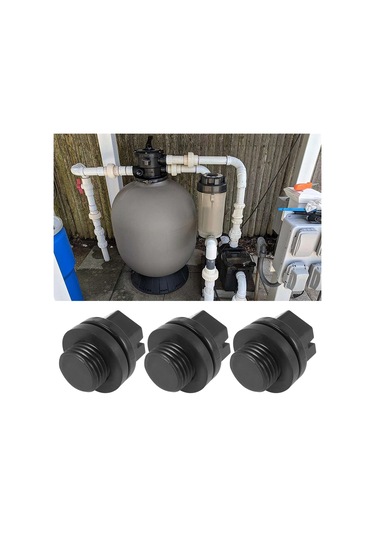 Paket O-ringli Tahliye Tapaları Pompa Tapası Havuz Filtreleri Yedek